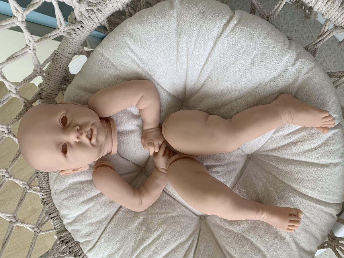 NPK DIY Kit Reborn Doll Kit Soft Real Touch Unfinished Doll Parts