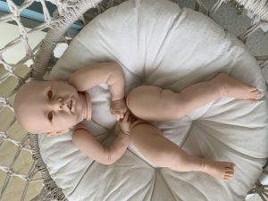 NPK DIY Kit Reborn Doll Kit Soft Real Touch Unfinished Doll Parts