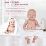 IVITA Full Body soft Silicone Reborn Dolls Smile Baby Boy Toys