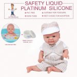 IVITA Full Body soft Silicone Reborn Dolls Smile Baby Boy Toys