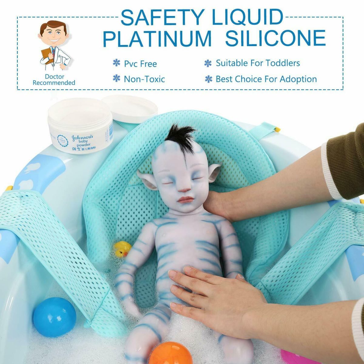 Full Silicone reborn dolls Lifelike girl baby Toys