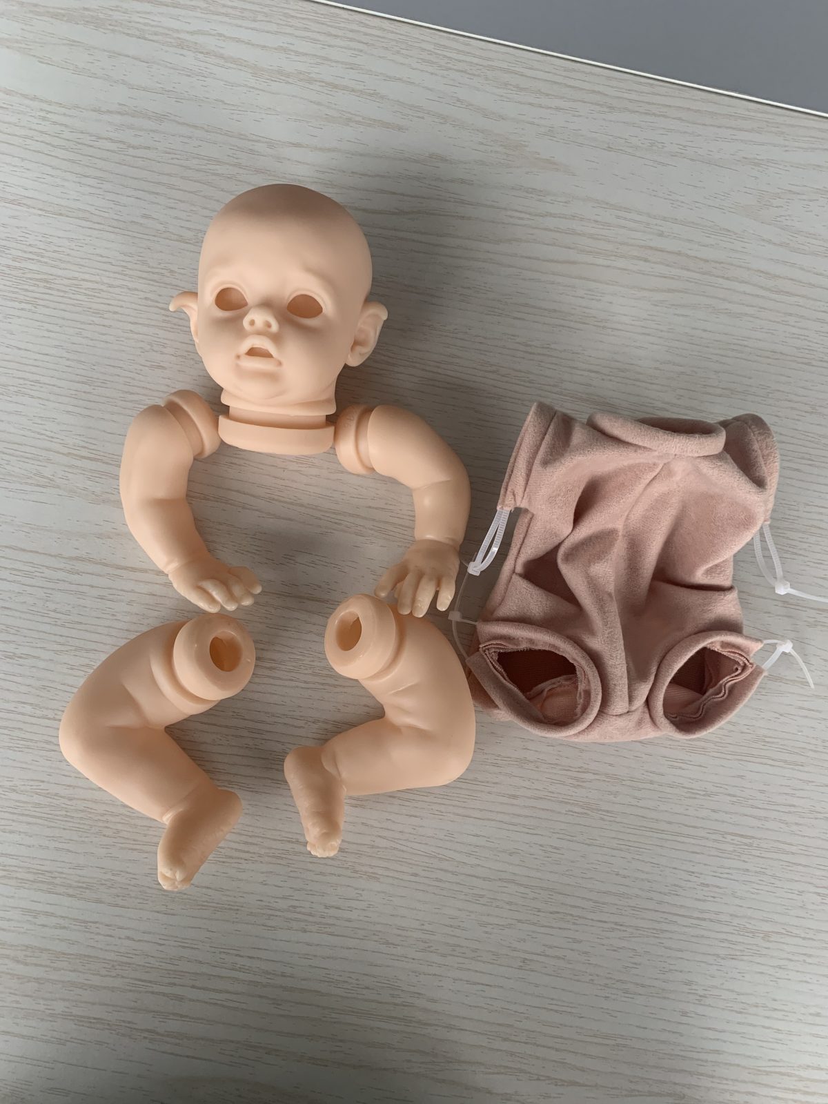 NPK-12inch-Reborn-Fairy-Doll-Kit-Unpainted-Vinyl-Parts-DIY-Toy NPK 12inch Reborn Fairy Doll Kit Unpainted Vinyl Parts DIY Toy