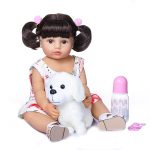 55CM NPK Real Baby Size Soft Flexible Full Body Silicone Doll Rebor Toddler