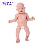 Original Full Silicone Reborn Baby Dolls Eyes Opened
