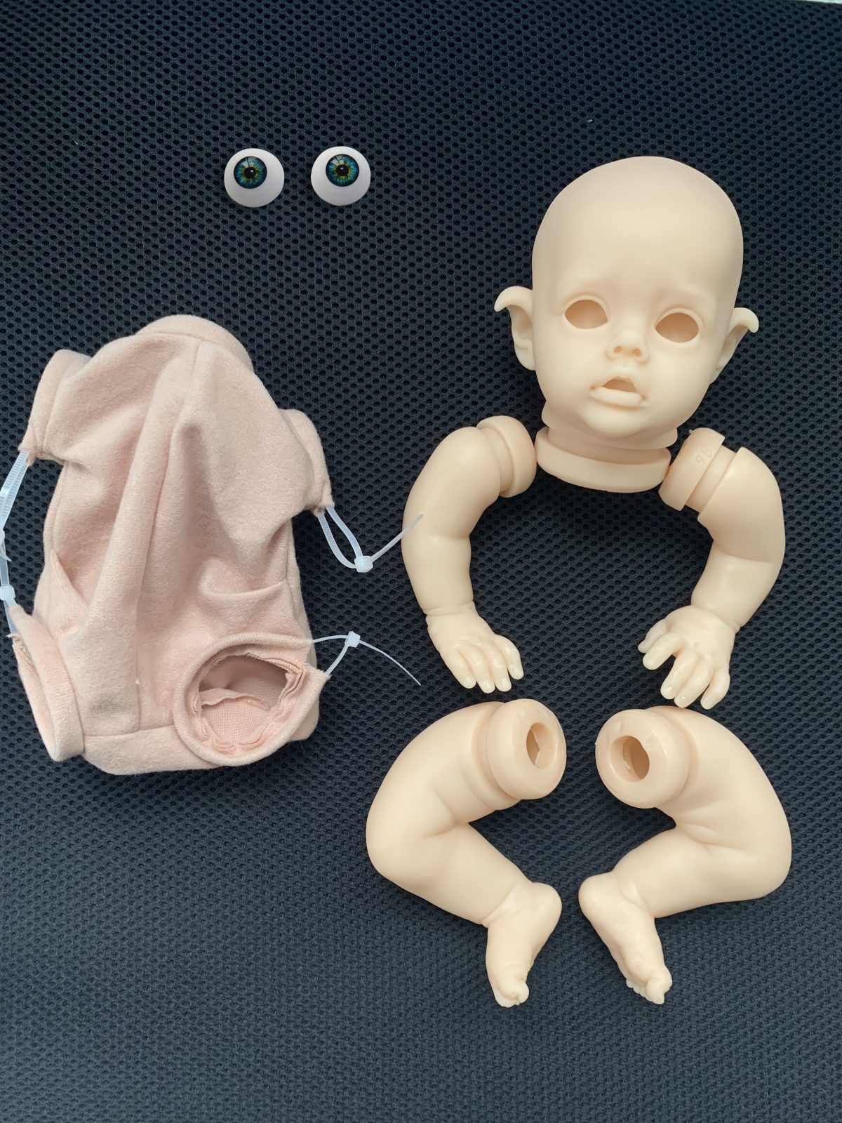NPK-12inch-Reborn-Fairy-Doll-Kit-Unpainted-Vinyl-Parts-DIY-Toy NPK 12inch Reborn Fairy Doll Kit Unpainted Vinyl Parts DIY Toy