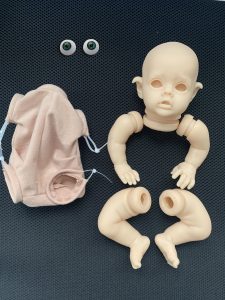 NPK 12inch Reborn Fairy Doll Kit Unpainted Vinyl Parts DIY Toy