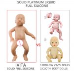 Silicone Dolls Girl Real Reborn Baby Soft Realistic Toys