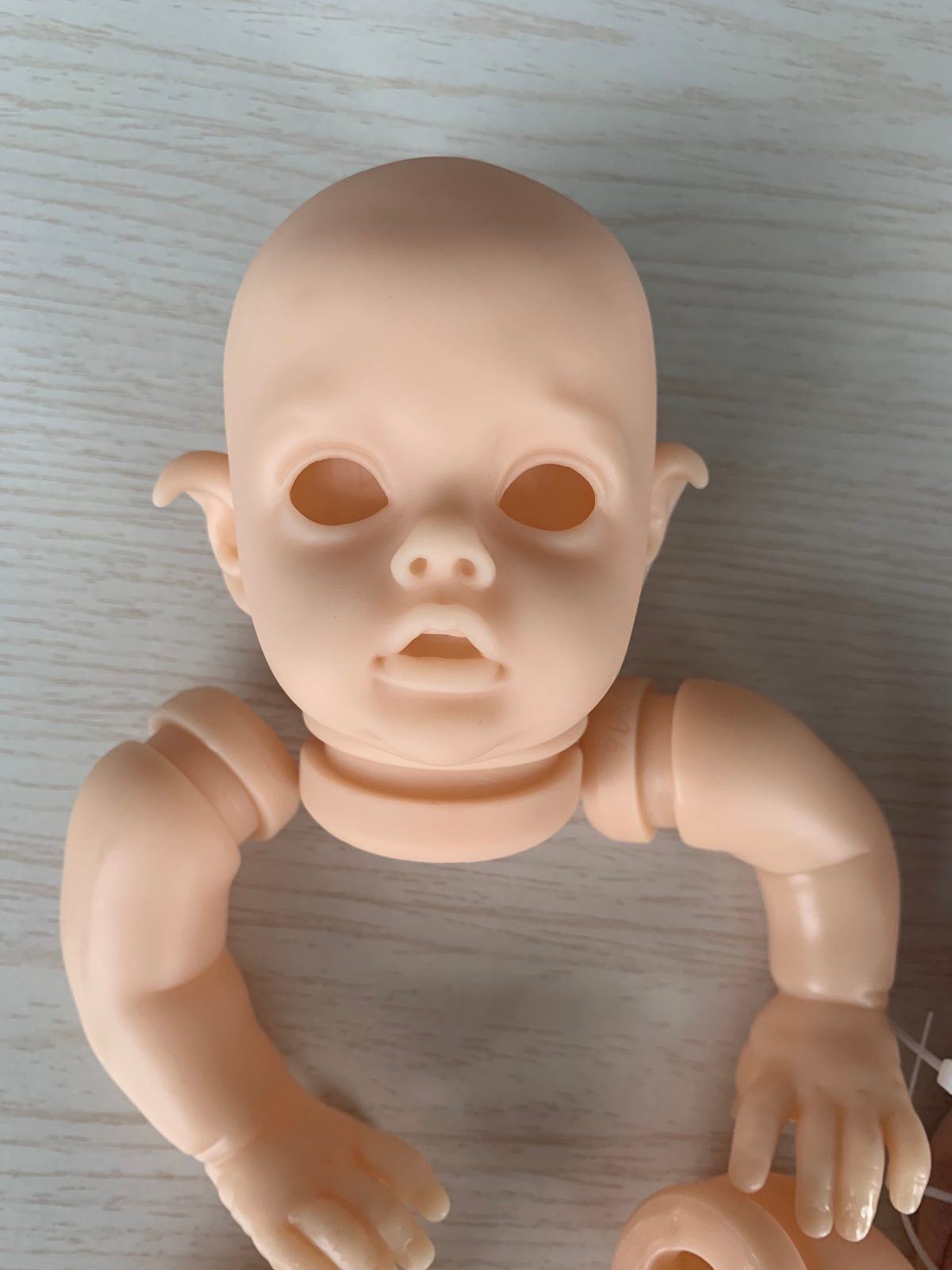 NPK-12inch-Reborn-Fairy-Doll-Kit-Unpainted-Vinyl-Parts-DIY-Toy NPK 12inch Reborn Fairy Doll Kit Unpainted Vinyl Parts DIY Toy