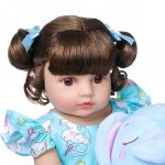 55CM NPK Reborn Baby Toddler Girl Soft Full Body Silicone Doll