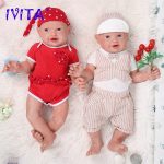 Original Full Silicone Reborn Baby Dolls Eyes Opened