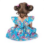 NPK 55CM Baby Doll Reborn Toddler Girl Doll Full Body Silicone Doll