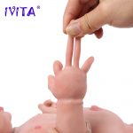 Original Full Silicone Reborn Baby Dolls Eyes Opened