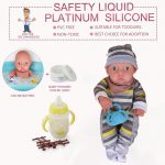Boy Eyes Opened Reborn Dolls Full Body Silicone BabyToys