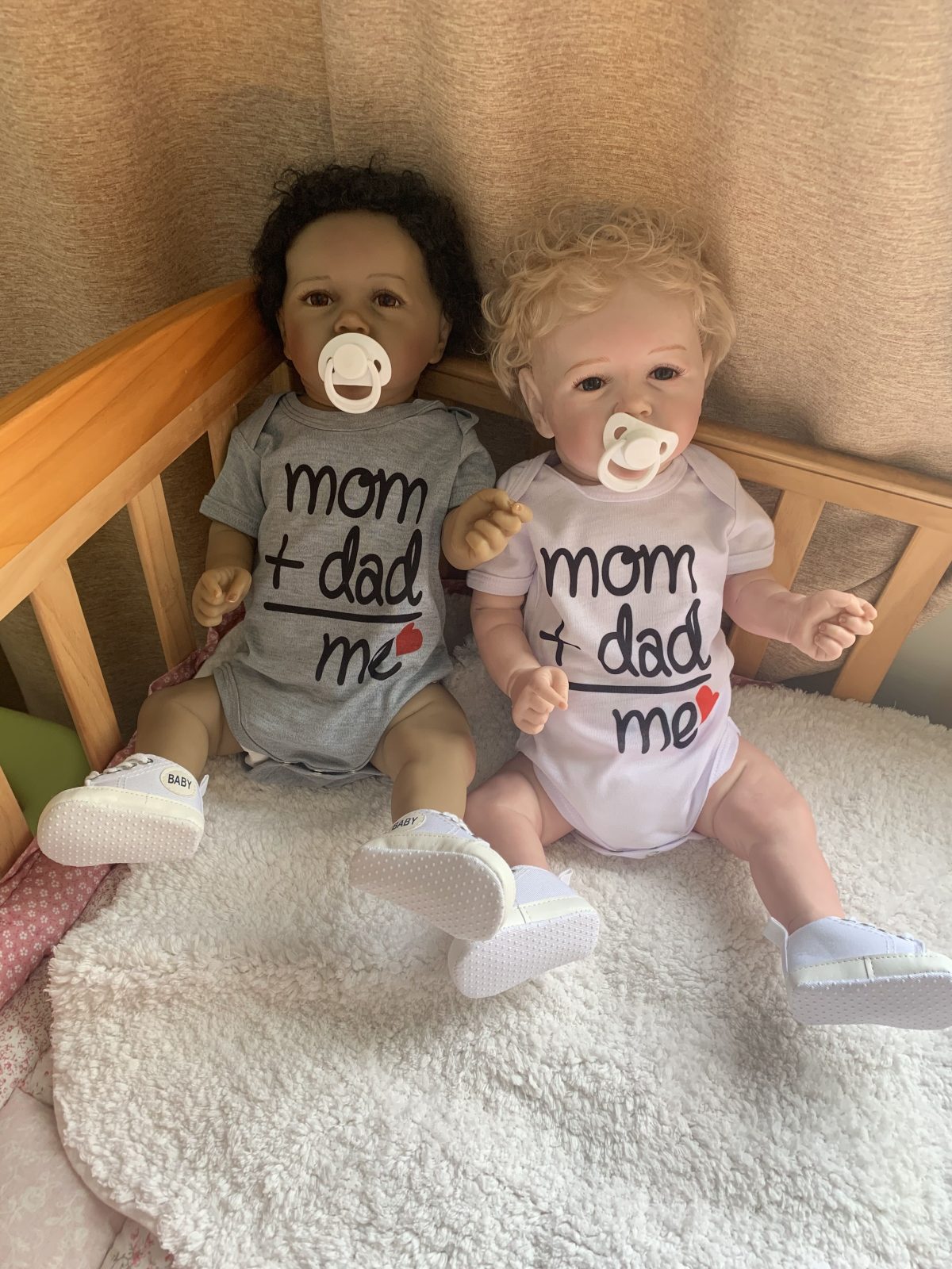 56CM NPK Full body Silicone Reborn Baby Doll with Teeth