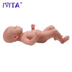 IVITA Full Body soft Silicone Reborn Dolls Smile Baby Boy Toys