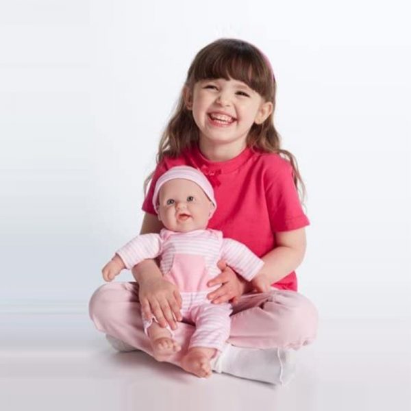 JC Toys Light Pink Romper (up to 16") (CLO15030LightPink)