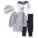 Luvable Friends Baby Boys' Cotton Preemie Layette Set
