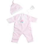 JC Toys Light Pink Romper (up to 16") (CLO15030LightPink)
