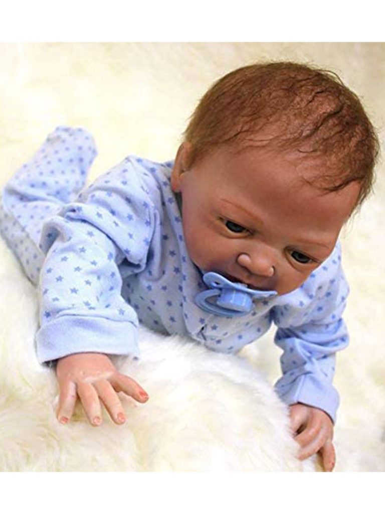 20 Inch Reborn Baby Doll Boy Lifelike Blue Eyes Newborn That Look Real