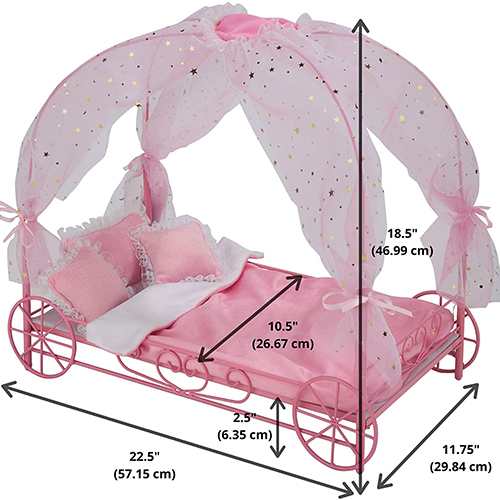 3.Badger Basket’s Royal Carriage Metal Crib