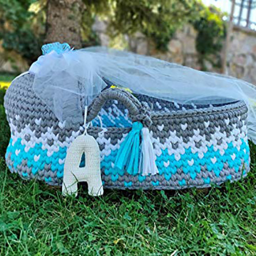 CROCHETED-DOLL-BASSINET baby doll bassinet