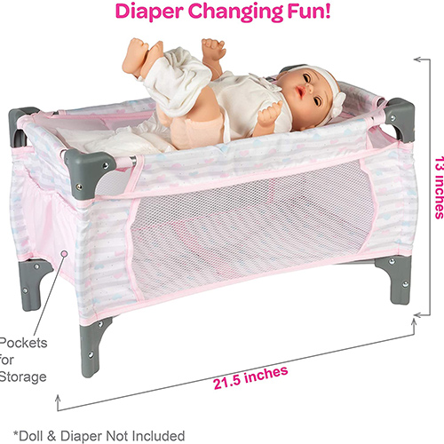 1.The Adora Baby Doll Crib