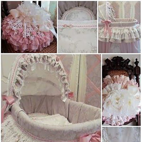 hand-made-dolls-moses-basket-and-stand-fits-real-life-doll hand made dolls moses basket and stand fits real life doll