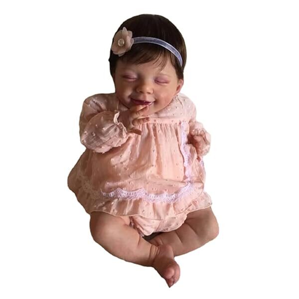 Reborn Baby Girl Dolls 52cm Reborn Toddler Doll Soft Vinyl Silicone Real Life Like Looking Newborn Dolls Magnet Pacifier Birthday Gifts Toys